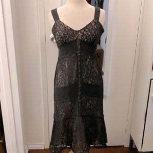 Black lace dress